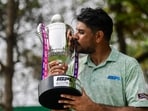 The 37-year-old finished with a three-day total of 11-under-par, dropping just a single bogey throughout the tournament on the second day (HT Photo) The 37-year-old finished with a three-day total of 11-under-par, dropping just a single bogey throughout the tournament on the second day (HT Photo)