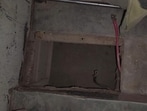The hole in the bus floor, through which 9-year-old Naina fell and came under the wheels of the bus (HT File Photo) The hole in the bus floor, through which 9-year-old Naina fell and came under the wheels of the bus (HT File Photo)