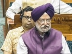 Union Minister Hardeep Singh Puri speaks in Lok Sabha during the Budget Session (2026-27) of Parliament, New Delhi, on Thursday. (Sansad TV/ANI Video Grab)