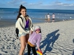 Soha Ali Khan with daughter Inaaya Naumi Kemmu. Soha Ali Khan with daughter Inaaya Naumi Kemmu.