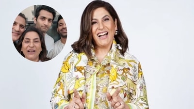 Archana Puran Singh, (inset) Aaap Ka Parivar Archana Puran Singh, (inset) Aaap Ka Parivar