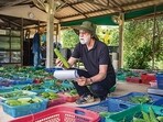 At the World Vegetable Center in Thailand. The cucurbit group of vegetables holds the key to a good life, Dhillon says.