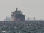 FILE PHOTO: Tankers sail in the Gulf, near the Strait of Hormuz, as seen from northern Ras al-Khaimah, near the border with Oman’s Musandam governance, amid the U.S.-Israeli conflict with Iran, in UAE on March 11 (REUTERS)