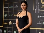 Alia Bhatt poses during the 'Filmfare OTT Awards 2025' event in Mumbai on December 15, 2025. Alia Bhatt poses during the 'Filmfare OTT Awards 2025' event in Mumbai on December 15, 2025.