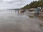 Mumbai, India - June 21, 2016: Gorai beach at Borivali in Mumbai, India, on Tuesday, June 21, 2016. (Photo by Pratham Gokhale/ Hindustan Times) (Hindustan Times)