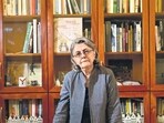 Mumbai, India - March 2, 2026: Artist Nalini Malani at her resident at Apollo Bunder in Mumbai, India, on Monday, March 2, 2026. (Photo by Anshuman Poyrekar/Hindustan Times) (Anshuman Poyrekar/HT Photo) Mumbai, India - March 2, 2026: Artist Nalini Malani at her resident at Apollo Bunder in Mumbai, India, on Monday, March 2, 2026. (Photo by Anshuman Poyrekar/Hindustan Times) (Anshuman Poyrekar/HT Photo)