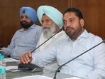 Sidhu pointed out that the summit is being organised by the Aam Aadmi Party-led Punjab government and political considerations should not have influenced invitations for an event. (HT Photo)