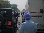 According to traffic data, the daily vehicular load on PR-7, which earlier hovered around 70,000 vehicles has come down to around 20,000 after the alternate corridor became functional. (HT Photo)