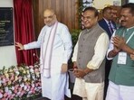 At PMCH inauguration in Guwahati, Amit Shah stresses India must provide medical study opportunities so students don’t have to study abroad. (PTI)