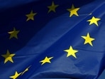 FILE PHOTO: A European Union flag flutters outside the European Commission headquarters in Brussels, Belgium Februrary 26, 2026. 