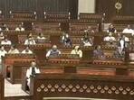 In the 90-member Haryana Assembly, the BJP has 48 MLAs and the Congress has 37 MLAs. (HT File)