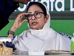 West Bengal Chief Minister Mamata Banerjee during an Iftar party in Ekbalpur, Kolkata.