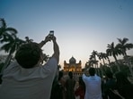 New Delhi, India - March 15, 2026: People relax and spend time outdoors during pleasant weather at Safdarjung Tomb, in New Delhi, India, on Sunday, March 15, 2026. (Photo by Sanjeev Verma/ Hindustan Times) New Delhi, India - March 15, 2026: People relax and spend time outdoors during pleasant weather at Safdarjung Tomb, in New Delhi, India, on Sunday, March 15, 2026. (Photo by Sanjeev Verma/ Hindustan Times)