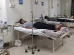 Ten students have been admitted to the Pimpri Chinchwad Municipal Corporation (PCMC)-run New Bhosari Hospital, officials said on Saturday (HT PHOTO) Ten students have been admitted to the Pimpri Chinchwad Municipal Corporation (PCMC)-run New Bhosari Hospital, officials said on Saturday (HT PHOTO)