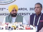 The CM said the BJP did not have enough leaders in the state and may attempt to induct leaders from other parties to field candidates for the 2027 assembly polls. (HT Photo)