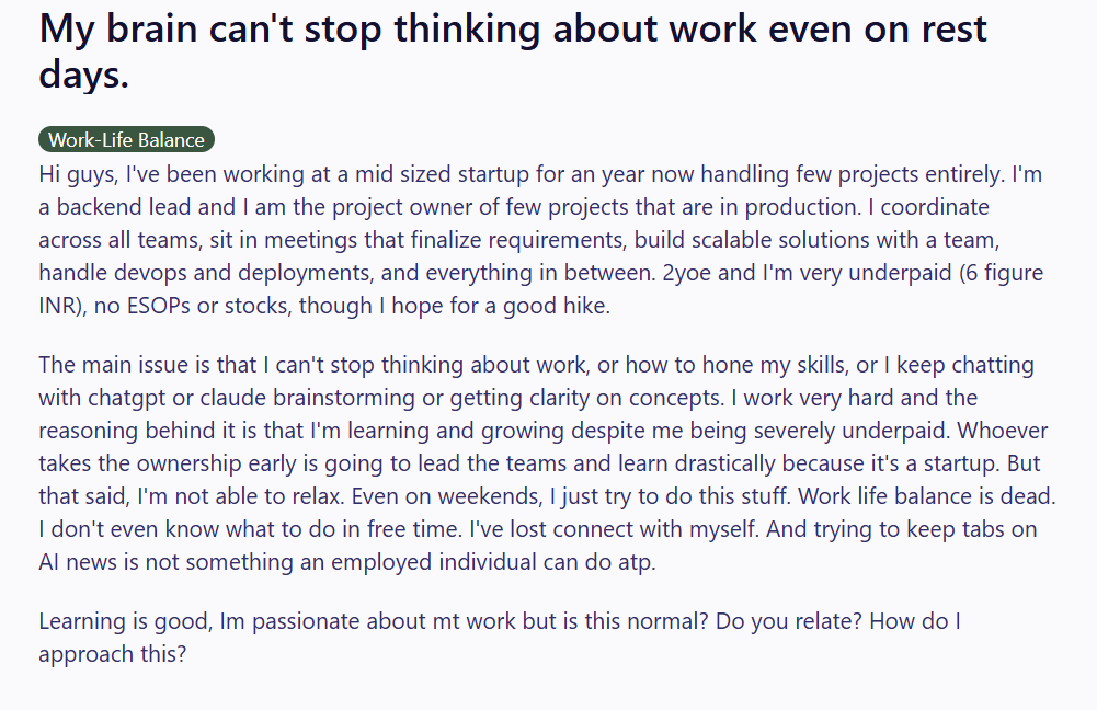 Screengrab of the Reddit post. (Reddit) Screengrab of the Reddit post. (Reddit)