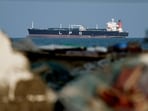 An LPG gas tanker at anchor as traffic is down in the Strait of Hormuz, amid the Iran war, in Shinas, Oman, on 11 March 2026. The Iran war, and the consequent blockade of the Strait of Hormuz, threatens to close the “goldilocks” trade window for India's economy.
