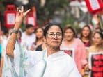 Mamata Banerjee alleged that the officers posted by the EC were “BJP people”. (ANI photo)