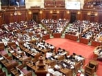 The Budget Session 2026-27 of the UP assembly underway at Vidhan Bhawan in Lucknow. (ANI)