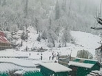 Tourists enjoy fresh snowfall at Manali, in Kullu on Monday. (ANI) Tourists enjoy fresh snowfall at Manali, in Kullu on Monday. (ANI)