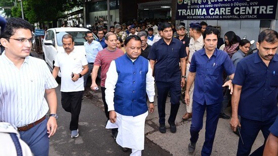 ఘటనాస్థలం వద్ద ఒడిశా సీఎం.. (X/@ANI)