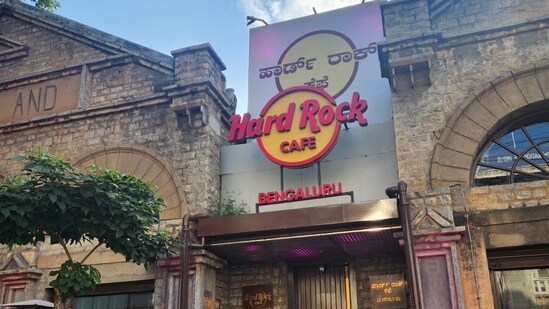 Hard Rock Cafe on St Marks Road, Bengaluru (Shakshi Jain/ HT Digital)