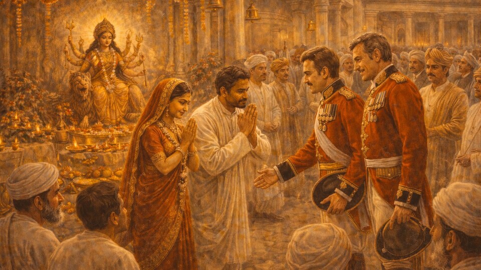 বারাণসী থেকে বাংলার জমিদার বাড়ি, ব্রিটিশ শাসনের সঙ্গেও যোগ আছে অন্নপূর্ণা পুজোর