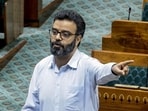 Jammu and Kashmir National Conference MP Aga Syed Ruhullah Mehdi speaking in the Lok Sabha.