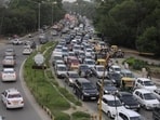According to the action taken report, Delhi Police has installed 334 red-light and speed violation detection cameras, with 328 more in the pipeline. (HT)