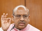Delhi Assembly Speaker Vijender Gupta. (HT Archive)