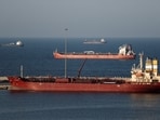 FILE PHOTO: Luojiashan tanker sits anchored in Muscat, as Iran vows to close the Strait of Hormuz, amid the U.S.-Israeli conflict with Iran, in Muscat, Oman, March 7, 2026. REUTERS/Benoit Tessier/File Photo