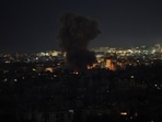 US Iran war news: Smoke rises after an Israeli strike on Beirut's southern suburbs, following an escalation between Hezbollah and Israel. 