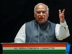 Congress president Mallikarjun Kharge.