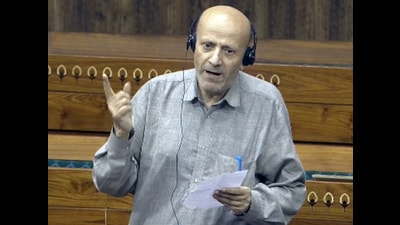 Awami Ittehad Party MP Abdul Rashid Sheikh speaks in Lok Sabha during the Budget Session (2026-27) of Parliament, New Delhi, on Tuesday. (ANI)