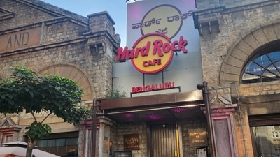 A picture of Hard Rock Cafe on St. Mark's Road, Bengaluru, captured in 2024. (Shakshi Jain/ HT Digital)