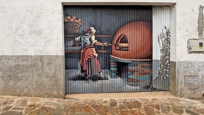 Romangordo, a Spanish village Romangordo, a Spanish village