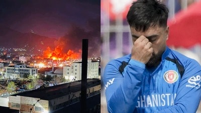 কাবুলে পাক হামলাকে 'যুদ্ধাপরাধ' আখ্যা দিয়ে রাষ্ট্রসংঘের কাছে তদন্তের আবেদন জানান রশিদ। কাবুলে পাক হামলাকে 'যুদ্ধাপরাধ' আখ্যা দিয়ে রাষ্ট্রসংঘের কাছে তদন্তের আবেদন জানান রশিদ।