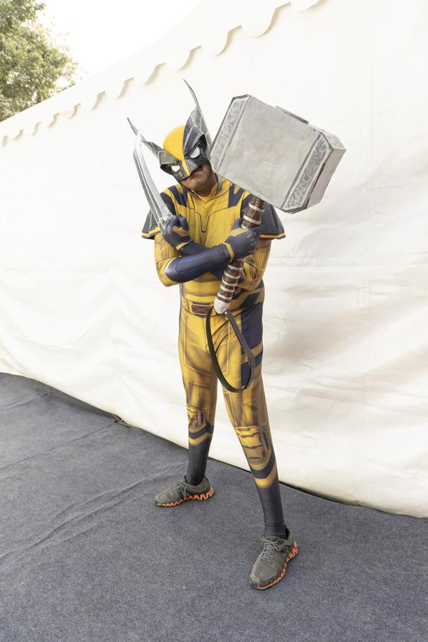 Arshdeep Singh is a die hard Wolverine fan. (Photos: Raajessh Kashyap/ HT)
