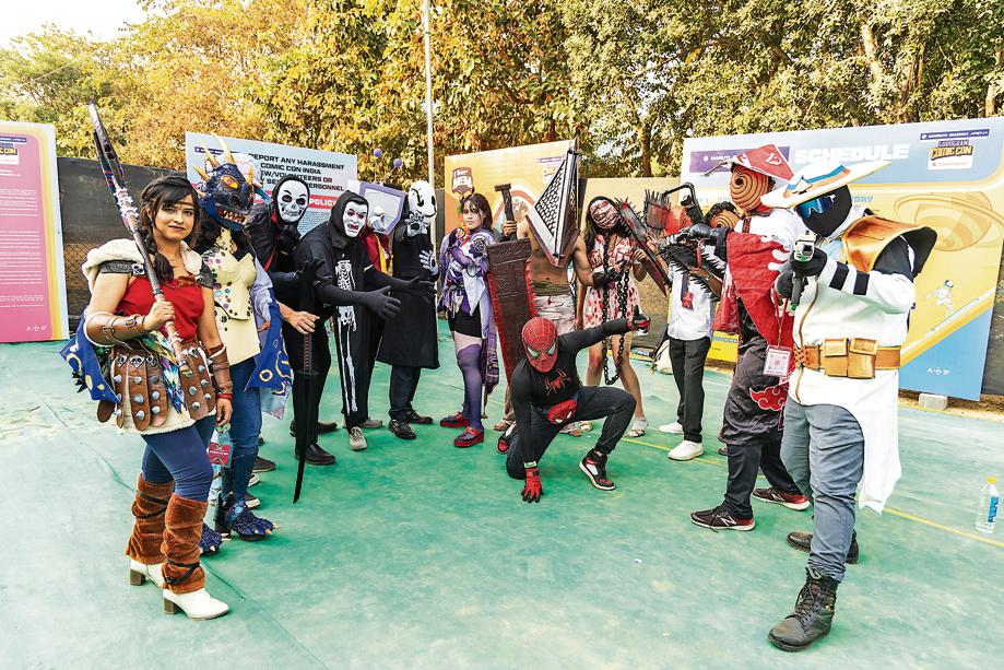 Hoo haa! Cosplayers from across India assembled in the Millennium City, over the weekend, to participate in the maiden edition of Gurugram Comic Con. (Photos: Raajessh Kashyap/ HT)