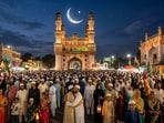 Eid-ul-Fitr 2026 moon sighting: Eid Al-Fitr, marking the end of Ramadan, will be celebrated on March 20 or 21 in several regions. (AI generated image)