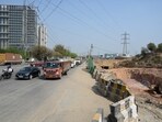 Work part of major stormwater drain project; police expect prolonged disruption at one of city’s key junctions. (Parveen Kumar/HT) Work part of major stormwater drain project; police expect prolonged disruption at one of city’s key junctions. (Parveen Kumar/HT)