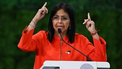 Venezuela's Vice President Delcy Rodríguez announced the transition on her Telegram channel, saying the appointment of Gen. Gustavo González López (AFP File)