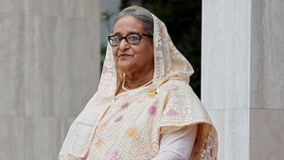 ২০২৪ সালে শেখ হাসিনা দাবি করেছিলেন যে নতুন 'খ্রিস্টান রাষ্ট্র' গঠনের ষড়যন্ত্র চলছে। (ফাইল ছবি, সৌজন্যে এএফপি) ২০২৪ সালে শেখ হাসিনা দাবি করেছিলেন যে নতুন 'খ্রিস্টান রাষ্ট্র' গঠনের ষড়যন্ত্র চলছে। (ফাইল ছবি, সৌজন্যে এএফপি)