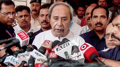 Former Odisha chief minister and Biju Janata Dal president Naveen Patnaik. (ANI) Former Odisha chief minister and Biju Janata Dal president Naveen Patnaik. (ANI)