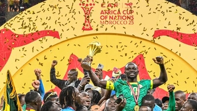 The Senegal government criticised CAF's decision to strip their AFCON trophy. (AFP)