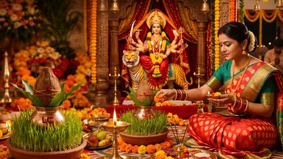 రేపటి నుంచి చైత్ర నవరాత్రులు: 9 రోజులు, 9 రూపాలు (pinterest) రేపటి నుంచి చైత్ర నవరాత్రులు: 9 రోజులు, 9 రూపాలు (pinterest)