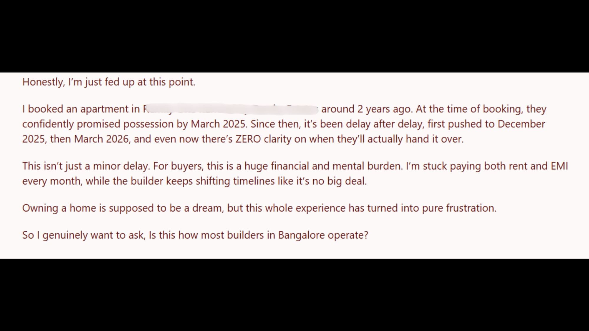 A post shared by a Reddit user. (Screengrab (Reddit)) A post shared by a Reddit user. (Screengrab (Reddit))