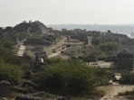 A view of the Tughlaqabad Fort. (HT Archive)
