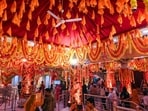 Gram it: Navratri commenced on Thursday, immersing Delhi in festive fervour. Among the many temples decorated across the city, here’s a view of the iconic Jhandewala Mandir that is decked with lights and flowers. The temple's history dates back to the late 18th century when one Badri Das dreamt of an idol of a goddess in a deep cave. The lamps lit in this cave have been burning continuously for nearly eight decades! 