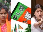 BJP's Rekha Patra is contesting from Hingalganj (SC), Roopa Ganguly is contesting from Sonarpur Dakshin.